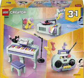 Stavebnica LEGO® Creator 3 v 1 31392 Hudobná dekorácia: Klavír s mačkou 

 obrázok produktu 5 z 9