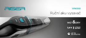 Vysávač akumulátorový Concept VP4350 Wet & Dry Riser, 7,4 V čierny

 obrázok produktu 8 z 8