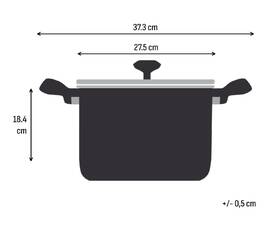Hrniec s pokrievkou Tefal E3366355 XL, 26 cm nerez

 obrázok produktu 1 z 9