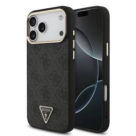 Kryt na mobil Guess 4G Strass Triangle Logo Gold Frame MagSafe na Apple iPhone 18 Pro čierny

 obrázok produktu 5 z 6