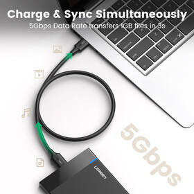 Kábel UGREEN USB 3.0/Micro USB 3.0, 0,5m čierny

 obrázok produktu 2 z 6