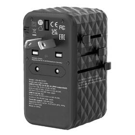 Cestovný adaptér Verbatim UTA-06 GaN III, 2x USB-C PD 100W & QC 4+, 2x USB-A QC 3.0 čierny

 obrázok produktu 4 z 11