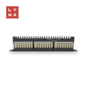 Držiak Lynx 19" patch panel 24port, FTP Cat6a, 50µ, stíněný čierny

 obrázok produktu 1 z 1
