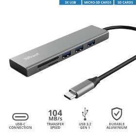 USB Hub Trust Halyx Fast USB-C 

 obrázok produktu 5 z 11