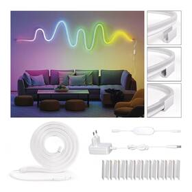 LED pásik EMOS GoSmart Neon, RGB, WiFi, BT, 3 m biely

 obrázok produktu 4 z 6