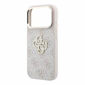 Kryt na mobil Guess PU 4G Strass Metal Logo na Apple iPhone 18 Pro ružový

 obrázok produktu 1 z 6