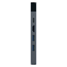 USB Hub Satechi USB-C PRO Hub (HDMI 4K, Pass Through Charging, 1x USB 3.0, 1x MicroSD, Ethernet) sivý

 obrázok produktu 5 z 12