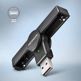 Čítačka eObčianok Axagon USB-A PocketReader čierna

 obrázok produktu 2 z 4