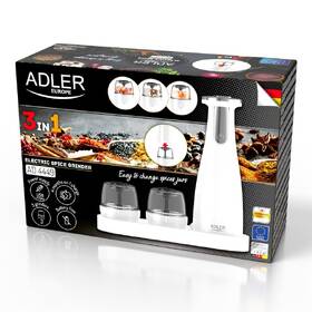 Mlynček na soľ a čierne korenie Adler AD4449W 

 obrázok produktu 4 z 4