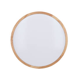 LED stropné svietidlo Solight Woody, 48W, s diaľkovým ovládačom, 3360lm, 38cm, stmievanie, studená/neutrálna/teplá biela biele/hnedé

 obrázok produktu 2 z 9