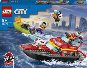 Stavebnica LEGO® City 60373 Hasičská záchranná loď a čln 

 obrázok produktu 2 z 8