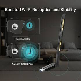 Bluetooth TP-Link Archer TBE400U Plus, BE6500 Tri-Band Wi-Fi 7 čierny

 obrázok produktu 4 z 7