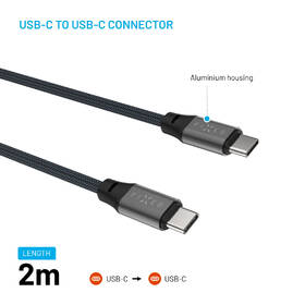 Kábel FIXED magnetický USB-C/USB-C, PD, 240W, 2m sivý

 obrázok produktu 4 z 10