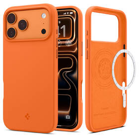 Kryt na mobil Spigen Silicone Fit MagSafe na Apple iPhone 17 Pro Max oranžový

 obrázok produktu 2 z 15