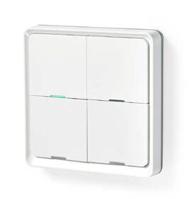 Vypínač Nedis SmartLife, Zigbee 3.0, 4 tlačidlá biely

 obrázok produktu 1 z 7
