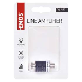 Zosilňovač EMOS J5710 linkový, 30dB, UHF 

 obrázok produktu 2 z 2