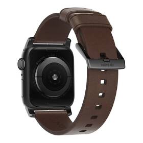 Remienok NOMAD Leather Strap na Apple Watch 42mm/44mm/45mm/49mm čierny/hnedý

 obrázok produktu 2 z 4