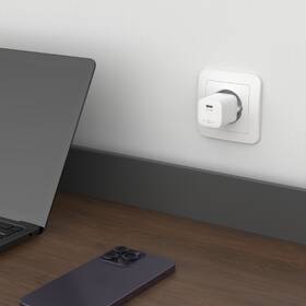 Nabíjačka do siete FIXED Mini GaN, PD 30W, 1xUSB-C + USB-C/USB-C kabel, 1,2m biela

 obrázok produktu 8 z 10
