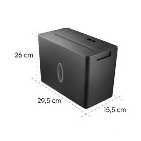 Skartovač Hama Safe X40-B, krížový rez, 4 listy, P4 čierny

 obrázok produktu 3 z 4