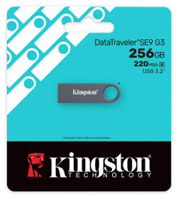 USB flashdisk Kingston DataTraveler SE9 G3 256GB čierny

 obrázok produktu 3 z 4