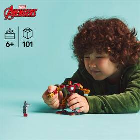 Stavebnica LEGO® DC Batman™ 76307 Iron Man v robotickom obleku vs. Ultron 

 obrázok produktu 4 z 8