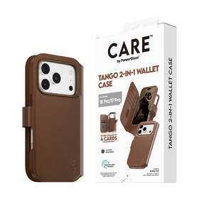 Puzdro na mobil flipové PanzerGlass CARE na Apple iPhone 18 Pro / 17 Pro Tango 2v1 Wallet MagSafe hnedé

 obrázok produktu 3 z 4