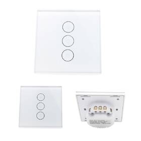 Vypínač iQtech SmartLife IQS003, Wi-Fi vypínač trojitý 

 obrázok produktu 3 z 4