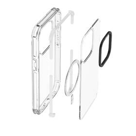 Kryt na mobil Cubenest MagPro Strong Guard s MagSafe na Apple iPhone 15 Pro biely/priehľadný

 obrázok produktu 11 z 13