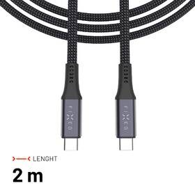 Kábel FIXED USB-C/USB-C, PD 3.1, 240W, 2 m sivý

 obrázok produktu 4 z 10