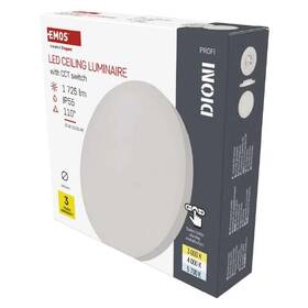 LED stropné svietidlo EMOS Dioni 15W, 28cm, 1725lm, teplá-studená biela biele

 obrázok produktu 2 z 5