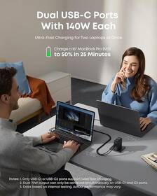 Nabíjačka do siete Anker 140W, 3xUSB-C/1x USB-A strieborná

 obrázok produktu 3 z 3