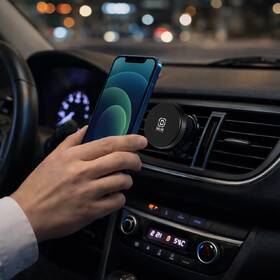 Držiak na mobil Obal:Me MagNetix Core bezdrôtový, nabíjací 15W čierny

 obrázok produktu 5 z 7