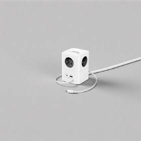 Rozbočovacia zásuvka Cubenest PowerCube 4xAC, PD 65W, 2xC,1xA, 1.5m kabel sivá/biela

 obrázok produktu 4 z 9