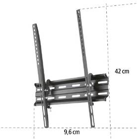 Držiak na TV Hama 220810, nástenný, výklopný, pre uhlopriečky 32" až 65", max. nosnosť 35 kg čierny

 obrázok produktu 1 z 4