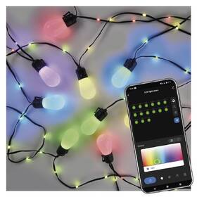 Párty osvetlenia EMOS GoSmart, 12 W, RGBIC, WiFi, 15 m (15 ks) čierne

 obrázok produktu 1 z 8