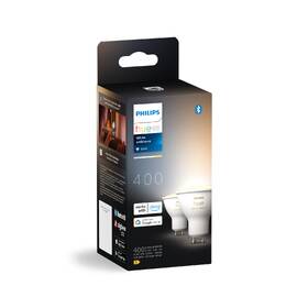Inteligentná žiarovka Philips 4,2W, GU10, White Ambiance, 2 ks 

 obrázok produktu 1 z 1