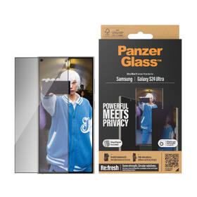 Tvrdené sklo PanzerGlass Privacy na Samsung Galaxy S24 Ultra s inštalačným rámčekom 

 obrázok produktu 3 z 4