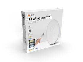 LED stropné svietidlo Solight Star, okrúhle, 24W, 2400lm, diaľkové ovládanie, 37cm biele

 obrázok produktu 6 z 6