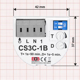 Spínač časový Elektrobock CS3C-1B pod vypínač 

 obrázok produktu 5 z 5