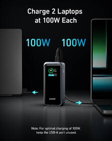Powerbank Anker Prime, 20000 mAh, 200W čierny/sivý

 obrázok produktu 4 z 5