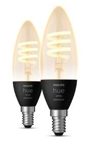 Inteligentná žiarovka Philips sviečka E14, 4,6 W White Ambiance, 2ks 

 obrázok produktu 2 z 5