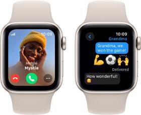 Inteligentné hodinky Apple GPS 40mm puzdro z hviezdne bieleho hliníka - hviezdne biely športový remienok - S/M 

 obrázok produktu 3 z 5