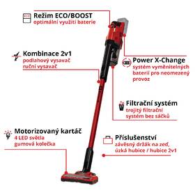 Tyčový vysávač Einhell TE-SV 18 Li-Solo (bez batérie) 2347180 

 obrázok produktu 2 z 11