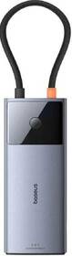 USB Hub Baseus Metal Gleam Series II 6-in-1 sivý

 obrázok produktu 1 z 5