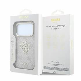 Kryt na mobil Guess PU 4G Strass Metal Logo na Apple iPhone 18 Pro ružový

 obrázok produktu 6 z 6