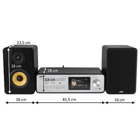Minisystem JVC MX-E455S strieborný

 obrázok produktu 5 z 12
