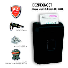 Skartovač Peach PS500-30, 7 listov, 13 l 

 obrázok produktu 2 z 11