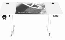 Herný stôl ULTRADESK LEVEL V2 WHITE, 140×68cm, 72-117cm, XXL mouse pad biely

 obrázok produktu 10 z 14