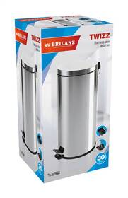 Odpadkový kôš BRILANZ TWIZZ 30 l nerez

 obrázok produktu 1 z 7