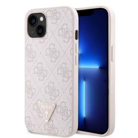 Kryt na mobil Guess 4G Strass Triangle Metal Logo na Apple iPhone 15 ružový

 obrázok produktu 3 z 4